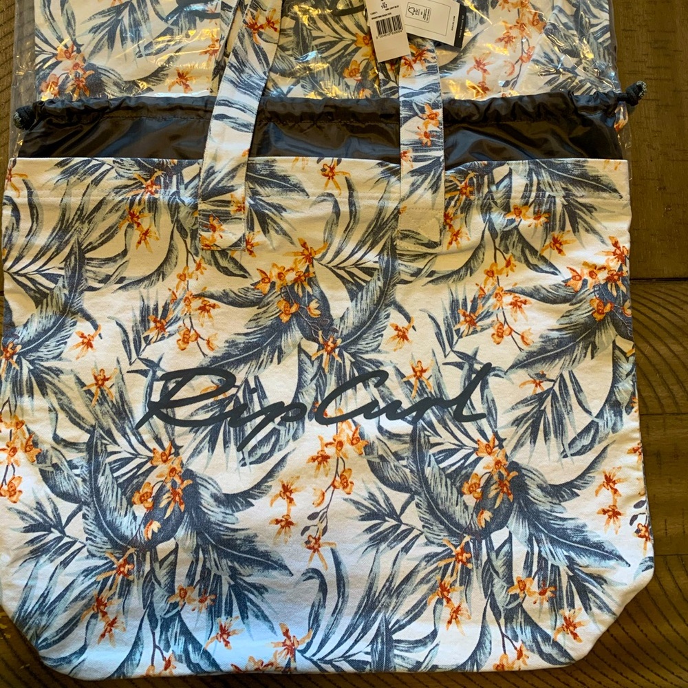 NEW IN BAG w/TAGS Rip Curl Beach Drawstring tote bag